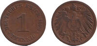 Deutsches Kaiserreich 1 Pfennig 1893 DEUTSCHES REICH 1 Pf. 1893 G (J.10)... 12.83 £  +  8.58 £ shipping