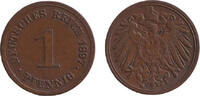 Deutsches Kaiserreich 1 Pfennig 1897 DEUTSCHES REICH 1 Pf. 1897 G (J.10)... 17.17 £  +  8.58 £ shipping
