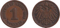 Deutsches Kaiserreich 1 Pfennig 1902 DEUTSCHES REICH 1 Pf. 1902 G (J.10)... 8.50 £  +  8.58 £ shipping