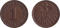 Deutsches Kaiserreich 1 Pfennig 1910 DEUTSCHES REICH 1 Pf. 1910 F (J.10)... 21.50 £  +  8.58 £ shipping