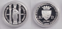 Andorra 10 Diners ANDORRA 10 Diners 1999 (#163) SILBER PP -