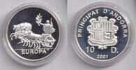 Andorra 10 Diners ANDORRA 10 Diners 2001 (#172) SILBER PP -