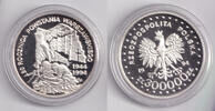 Polen 300.000 Złoty POLEN 300.000 Złoty 1994 Warsaw Uprising SILVER 1oz PP -
