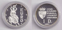 Andorra 1 Diner ANDORRA 1 Diner 1997 (#127) SILBER PP -