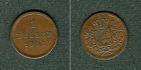 Altdeutschland 1 Heller Bayern 1855 vz-stgl. -