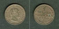 Altdeutschland 1 Groschen Preussen 1 Silber Groschen 1870 B vz+ -