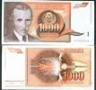 Banknoten 1000 Dinara JUGOSLAWIEN 1000 Dinar 1990 I -
