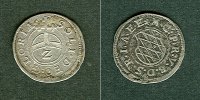 Altdeutschland Halbbatzen Bayern 2 Kreuzer (1/2 Batzen) o.J. (1598-1651) vz- -