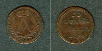 Altdeutschland 1 Heller Sachsen Coburg 1693 ss -