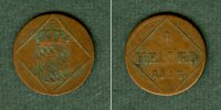 Altdeutschland 1 Heller Bayern 1817 ss -