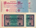 Banknoten 20.000 Mark Lot: Deutsche Reichsbank 4x Inflation I 1923 -