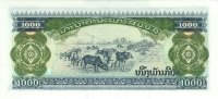 Banknoten 1000 Kip LAOS 1992 I -