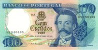 Banknoten 100 Escudos PORTUGAL  1978 #169b I  17.18 £ incl. VAT., +  7.72 £ shipping