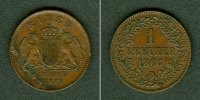 Altdeutschland Baden 1 Kreuzer 1866 f.vz -