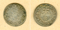 Altdeutschland 2 Kreuzer Bayern 1625 ss-vz -