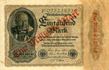 Banknoten 1 Mrd. Mark 1.000.000.000 MARK 1923 Ro.110a III -