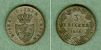 Altdeutschland 3 Kreuzer Hessen Darmstadt 3 Kreuzer 1838 f.ss -