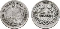 CHILE 1/2 Decimo 1879. Rdf. Vorzüglich - Stempelglanz 24.27 £  +  8.67 £ shipping