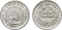 CHILE 1/2 Decimo 1879. Stempelglanz 27.74 £  +  8.67 £ shipping