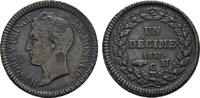 MONACO Ku.-1 Decime Honoré V., 1819-1841. -