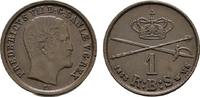 DÄNEMARK Ku.-Rigsbankskilling Frederik VII., 1848-1863. -