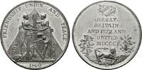 GROSSBRITANNIEN Zinnmedaille 1800, (von J.G. Hancock). Verein George III... 190.73 £  +  8.67 £ shipping