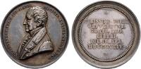NUMISMATIKER Silbermedaille 1844 (v. van der Kellen). Vries, Hieronymus de, 1776-1853. UNC-