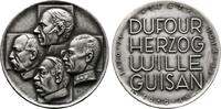 SCHWEIZ mattierte Silbermedaille 1945 (v. Huguenin) Prägefrisch 121.37 £  +  8.67 £ shipping