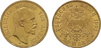 Anhalt 20 Mark 1901, A. Friedrich I., 1871-1904. BU