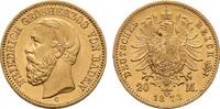 Baden 20 Mark 1873 G Friedrich I., 1852-1907. AU