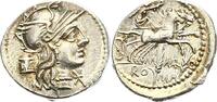 Republik Denar M. Marcius Mn. f. 134 v. Chr.. -