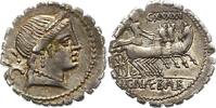 Republik Denar C. Naevius Balbus 79 v. Chr.. -