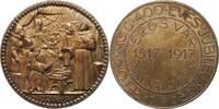 Reformation Versilberte Zinkmedaille (?) 400-Jahrfeier der Reformation 1917. -