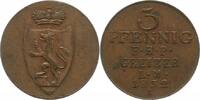 Reuss-ältere Linie 3 Pfennig Heinrich XIX. 1817-1836. -