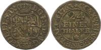Sachsen-Albertinische Linie 1/24 Taler Friedrich August II. 1733-1763. -