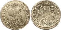 Haus Habsburg 3 Kreuzer Erzherzog Sigismund Franz 1663-1665. -