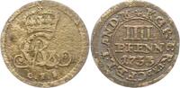 Braunschweig-Calenberg-Hannover 4 Pfennig Georg II. 1727-1760. -