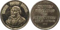 Reformation Versilberte Bronzemedaille 300-Jahrfeier der Reformation 1817. -