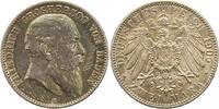 Baden 2 Mark Friedrich I. 1856-1907. -