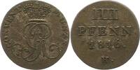 Braunschweig-Calenberg-Hannover 4 Pfennig Georg III. 1760-1820. -