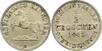Braunschweig-Calenberg-Hannover 1/2 Groschen Georg V. 1851-1866. -