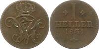 Hessen-Kassel Heller Wilhelm II. 1821-1847. -