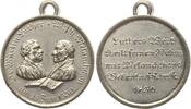Reformation Zinnmedaille 300-Jahrfeier der Übergabe der Augsburger Konfession 1830. -