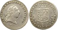 Braunschweig-Calenberg-Hannover 1/6 Taler Reichsfuß Feinsilber 1 Georg III. 1760-1820. -
