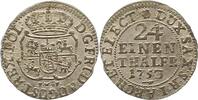 Sachsen-Albertinische Linie 1/24 Taler Friedrich August II. 1733-1763. -