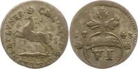 Braunschweig-Wolfenbüttel 6 Pfennig Karl I. 1735-1780. -