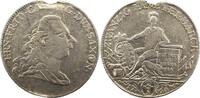 Sachsen-Hildburghausen 2/3 Taler Ernst Friedrich Karl 1745-1780. -