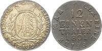 Sachsen-Albertinische Linie 1/12 Taler Friedrich August III. 1763-1806. -
