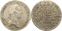 Sachsen-Albertinische Linie 2/3 Taler Friedrich August III. 1763-1806. -