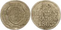 Sachsen-Albertinische Linie 1/48 Taler Friedrich August III. 1763-1806. -